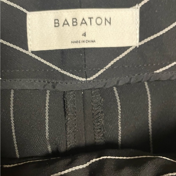 Aritzia babaton dress pants. Black and white size 4 BNWOT - Picture 2 of 4